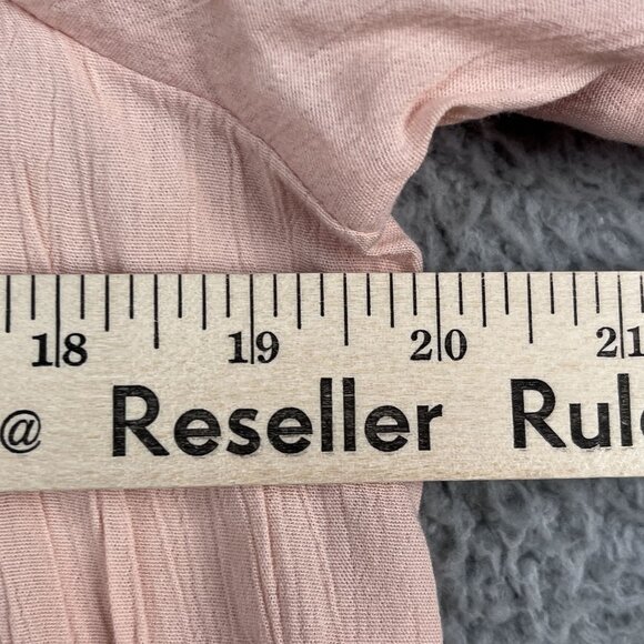 NWT Lilly Pulitzer Boho Shandy Blouse Womens Medium Sandstone Bell Sleeve - Picture 4 of 9